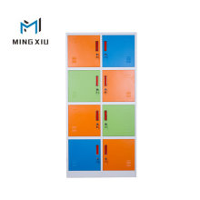 China Mingxiu Locker 8 Door Metal Closet / 8 Door Steel Wardrobe